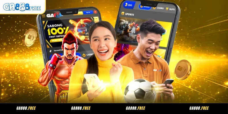 Hướng dẫn người chơi cách tải app GA888